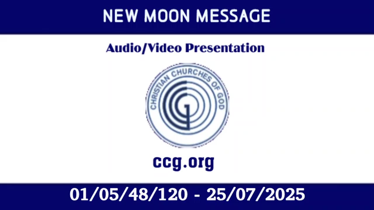 New Moon Message (Audio) for 01/05/48/120 - 25/07/2025