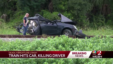 Rockledge Florida Video Shows Driver Going Through Crossing Arm Before Fiery Crash With Train
