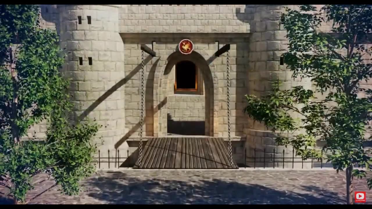 Suikoden 1 HD Remaster Gate Rune War Opening.