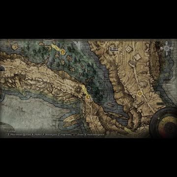 Elden Ring PC | Location of Map: Liurnia East from Liurnia Lake Shore site of grace #shorts