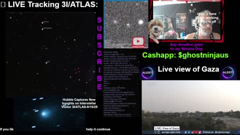 8-11-25 Live Coverage 3I Atlas & Gaza
