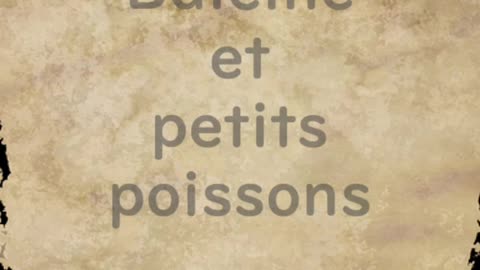 Baleine et petits poissons - Huhito Fables-Version française Vol.26