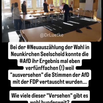 Wahl Deutschland AFD Stimmen verwechselt