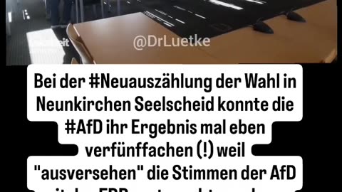 Wahl Deutschland AFD Stimmen verwechselt