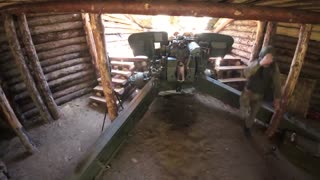 Video of Artillery Strike on Ukrainian UAV Control Point on the Right Bank of the Dnipro