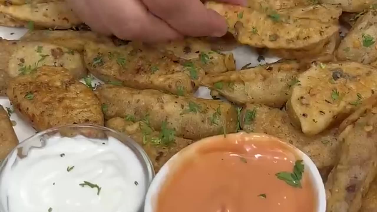 Crispy chicken recipe 😋🍜