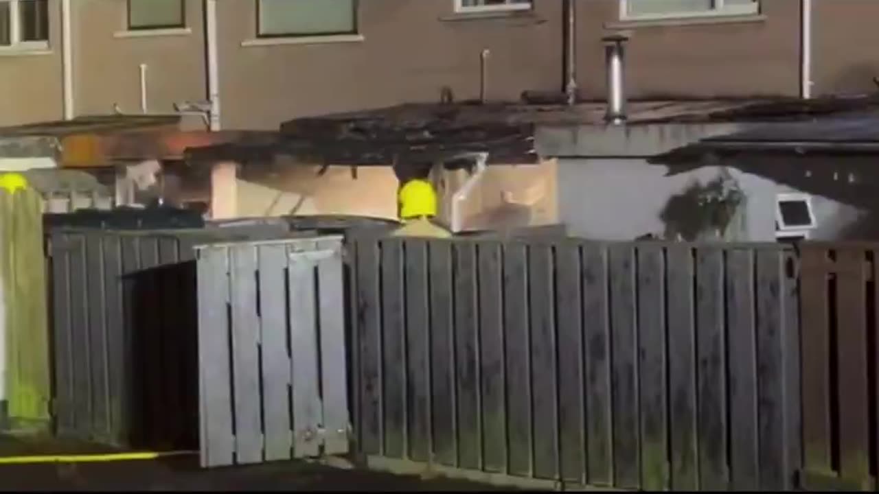 Meanwhile in #Ballymena, N.Ireland Locals erupt following the serious sexual assault of young girls