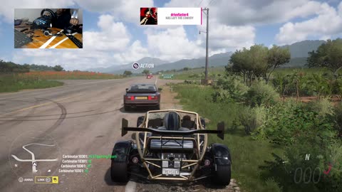 STREET RACING WITH @ForzaTreysVex - steering wheel gameplay
