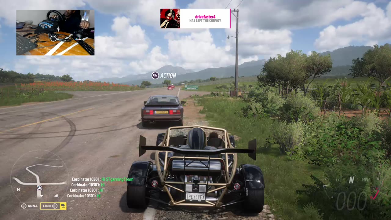 STREET RACING WITH @ForzaTreysVex - steering wheel gameplay