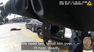 BODYCAM: Man Rams Car Into LAPD Unit, Gets Out With Body Armor And Is Shot And Killed By Officers