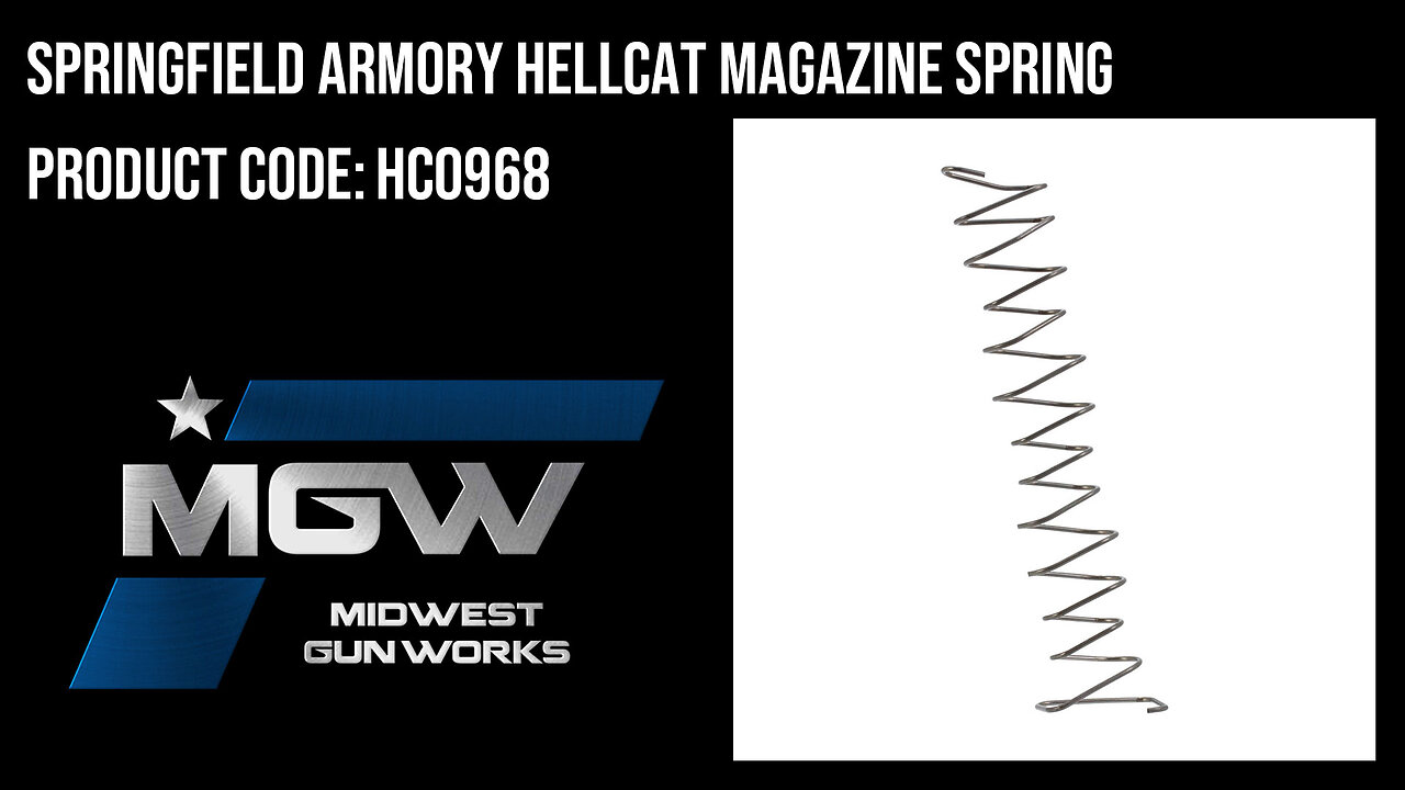 Springfield Armory Hellcat Magazine Spring - HC0968
