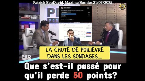 🍎La chute de Poilievre dans les sondages....