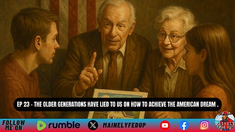 Ep 23 - The older generations have lied to us on how to achieve the American Dream