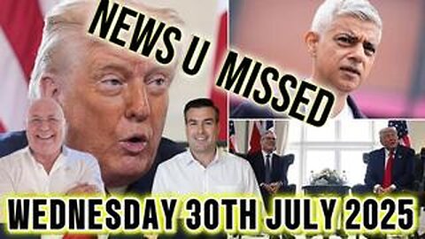 CHARLIE WARD DAILY NEWS WITH CHARLIE WARD & PAUL BROOKER WEDNESDAY 30TH JULY 2025