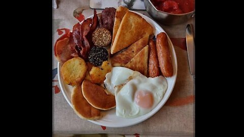 Ulster fry with Dave. September 2005