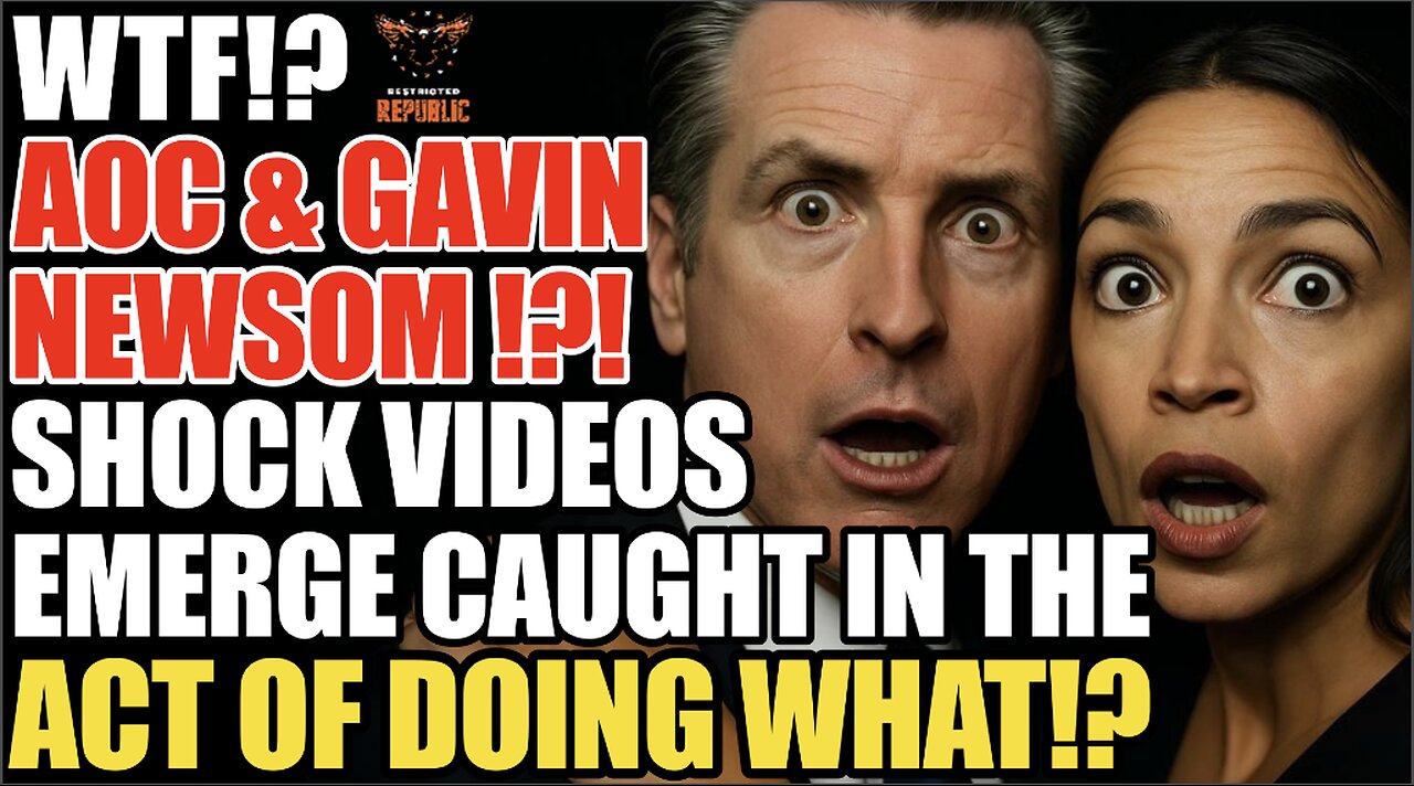 WTF! AOC and Gavin Newsom!? Overnight SHOCK Videos Emerge! 'Caught in the Act' Doing WHAT!?