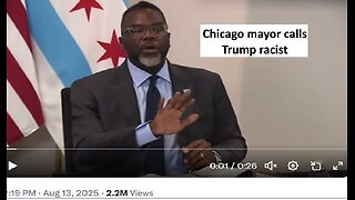 Chicago Mayor says Trump is intimidated by black intellect