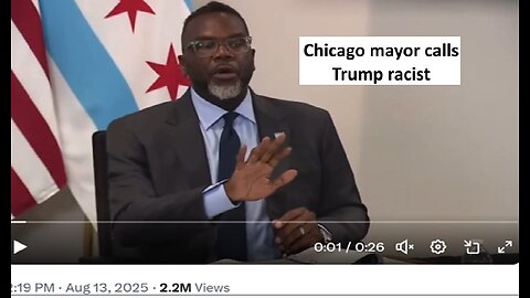 Chicago Mayor says Trump is intimidated by black intellect