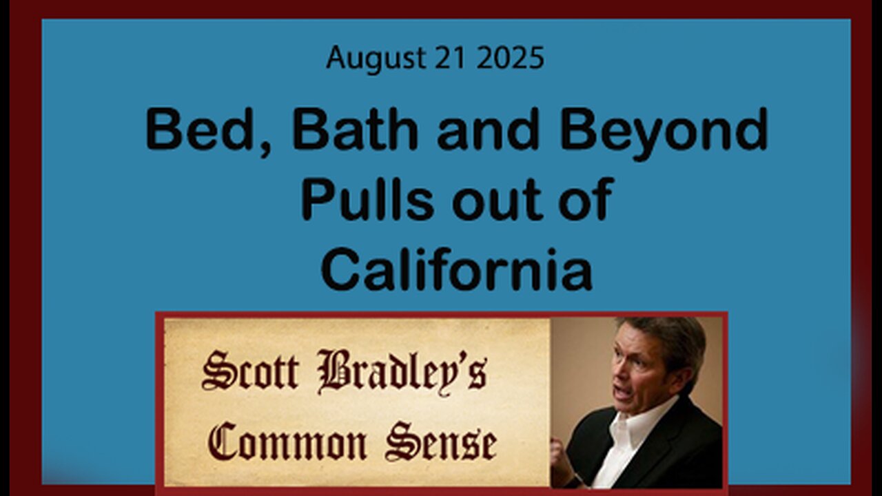 Bed, Bath and Beyond Pulls Out of California