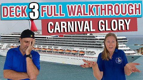 Carnival Glory Public Deck 3 | Tall Man's Cruise Adventures