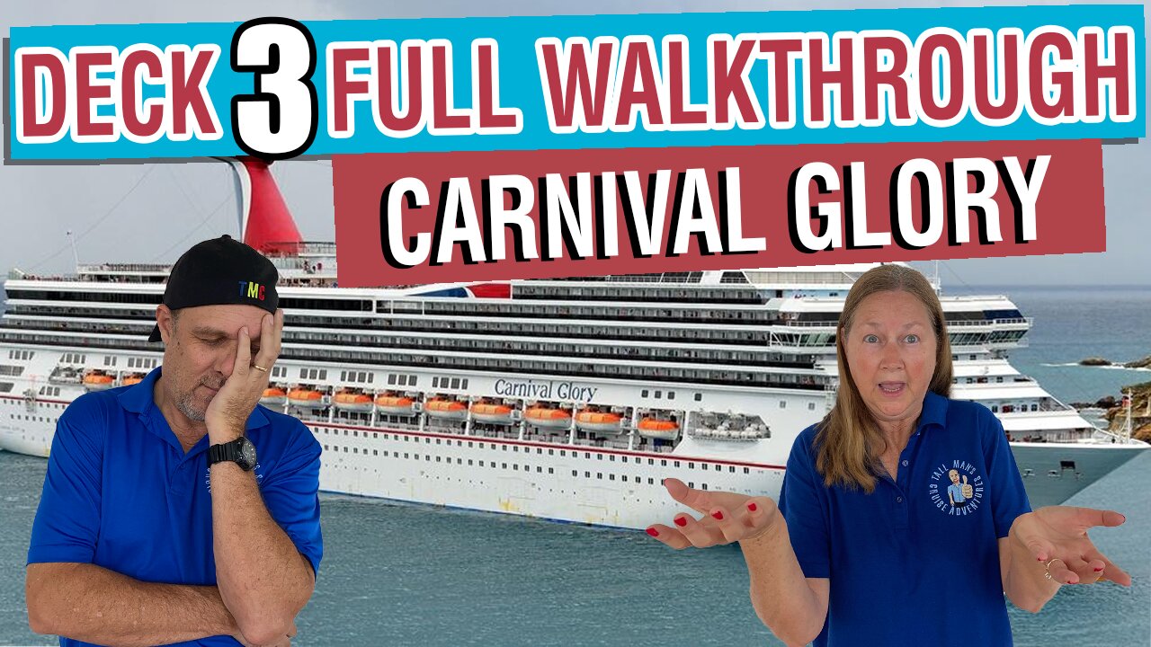 Carnival Glory Public Deck 3 | Tall Man's Cruise Adventures