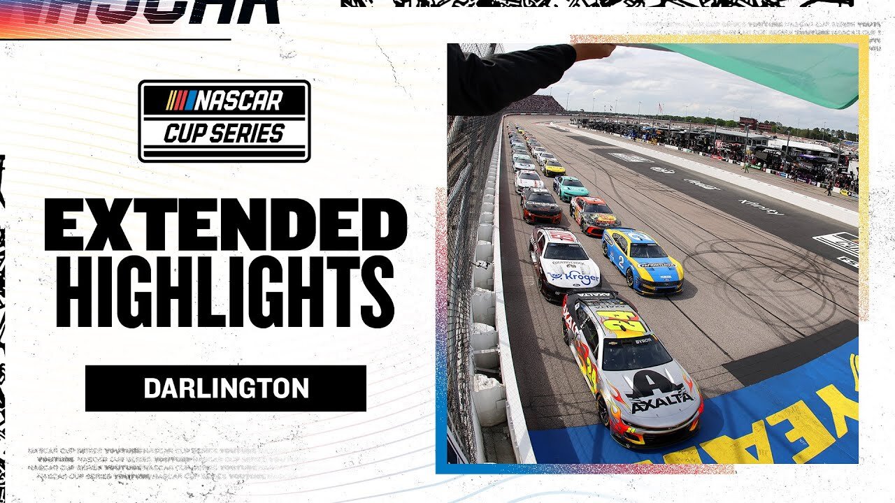 2025 NASCAR Cup Series Goodyear 400 at Darlington Raceway EXTENDED HIGHLIGHTS (4K)
