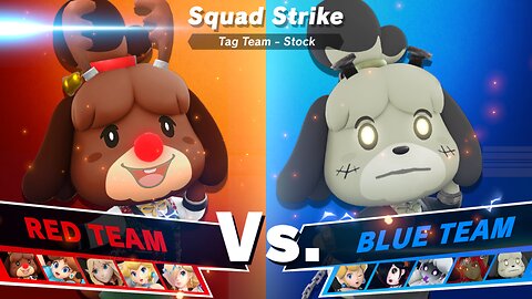 Team Halloween Girls vs Team Christmas Girls (2025) Round 1 - SSBU Squad Strike Quickie