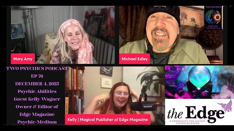 Two Psychics Podcast Ep 76 Psychic Abilities & Kelly Wagner Psychic Medium