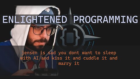 jensen is sad you dont want to sleep with AI and kiss it and cuddle it and marry it