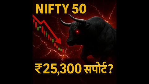 Nifty 50 Today 🔥 Support या Breakdown? | Live Technical Analysis by BlackBull