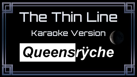 Queensryche - The Thin Line (CC)