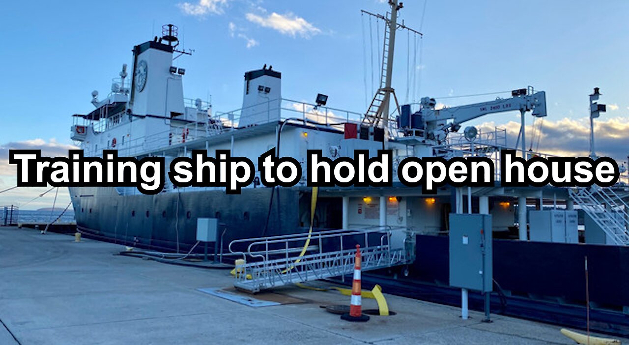 Training ship to hold open house