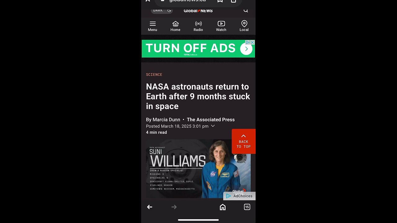 Astronauts werent straned?!