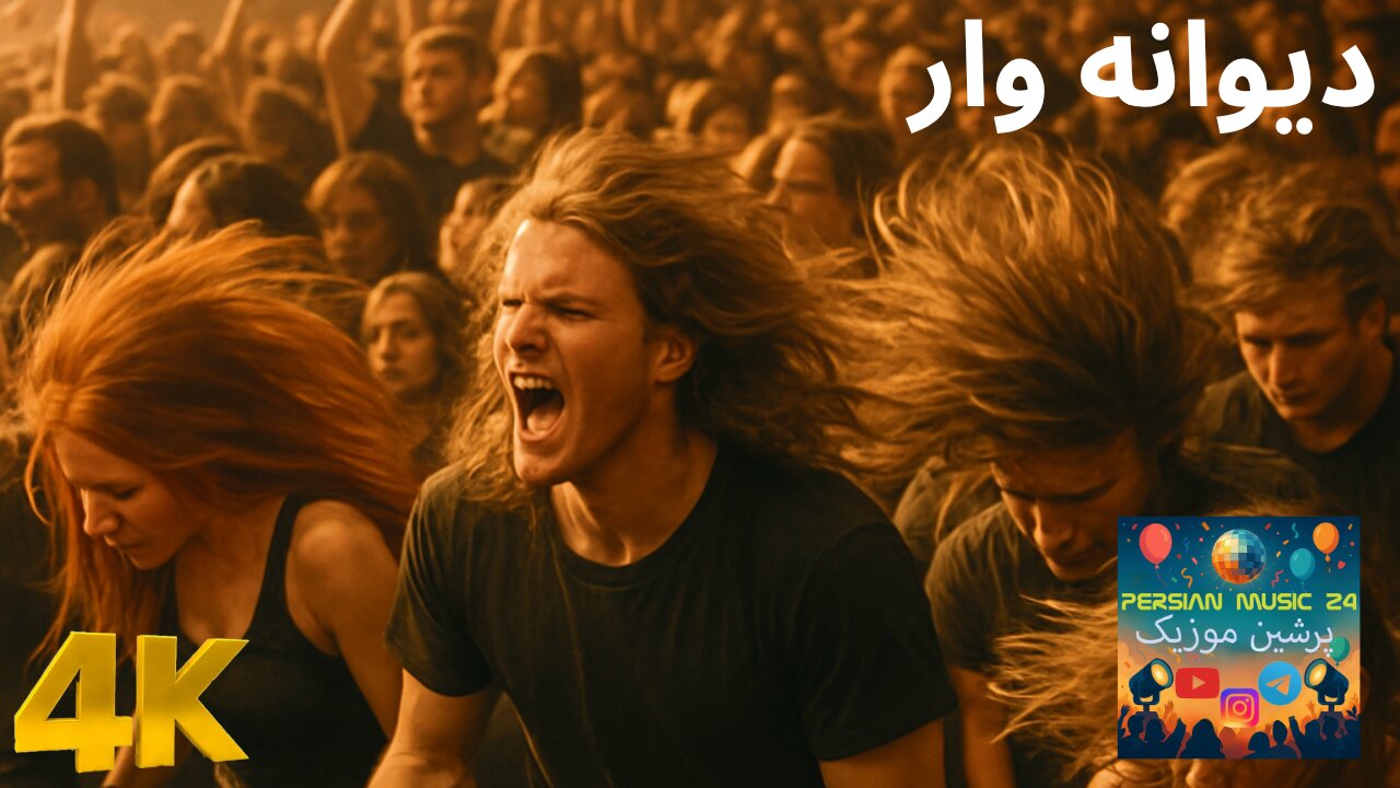 دموی موزیک ویدئو سبک راک متال ، دیوانه وار 😎🤟
