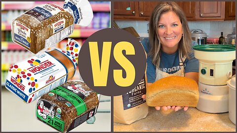 Store-bought bread vs REAL Whole-Grain Bread [TOTALLY DIFFERENT]
