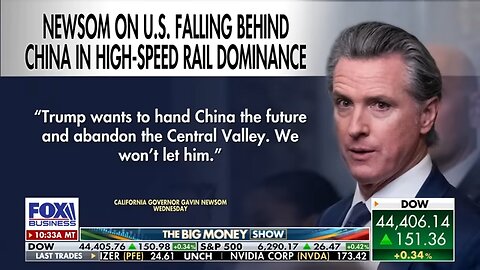 'TRAIN TO NOWHERE': Trump ticks off Newsom by terminating funding for doomed project