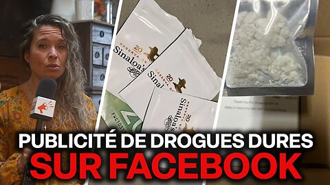 Vente en ligne ouverte de drogues dures annoncée sur Facebook