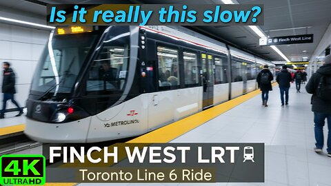 【4K】Toronto Subway Ride🚊 Newest Line Canada 🇨🇦