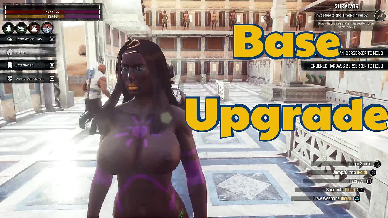 Conan Exiles Beginners guild Big Boobie base upgrade Busty boobs Breast expansion huge tits