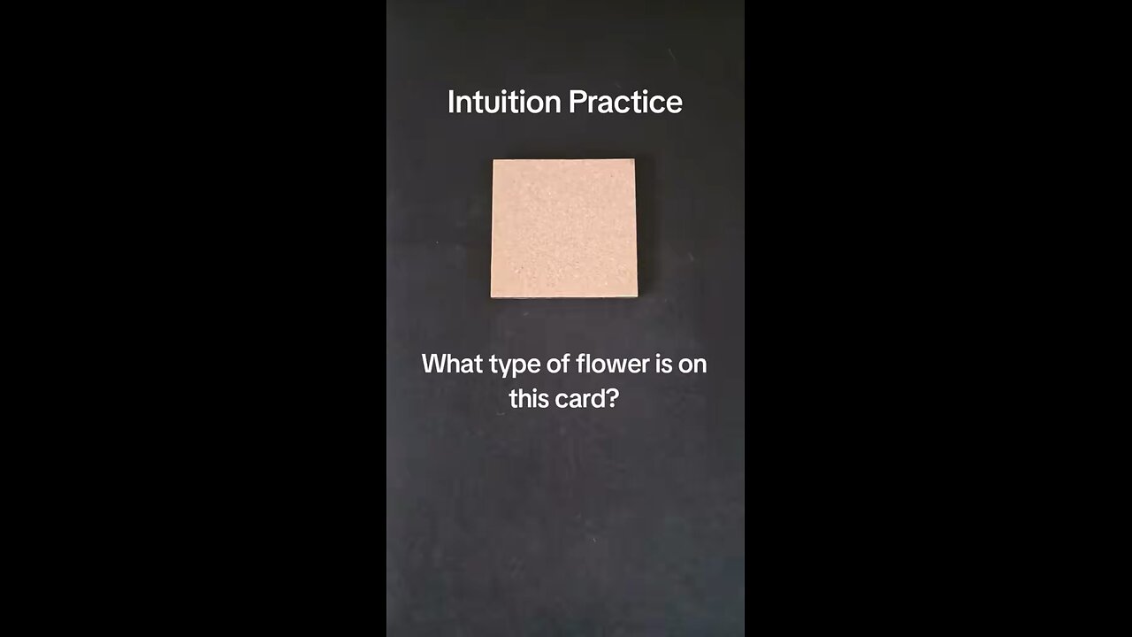 Practice Your Intuition (4)