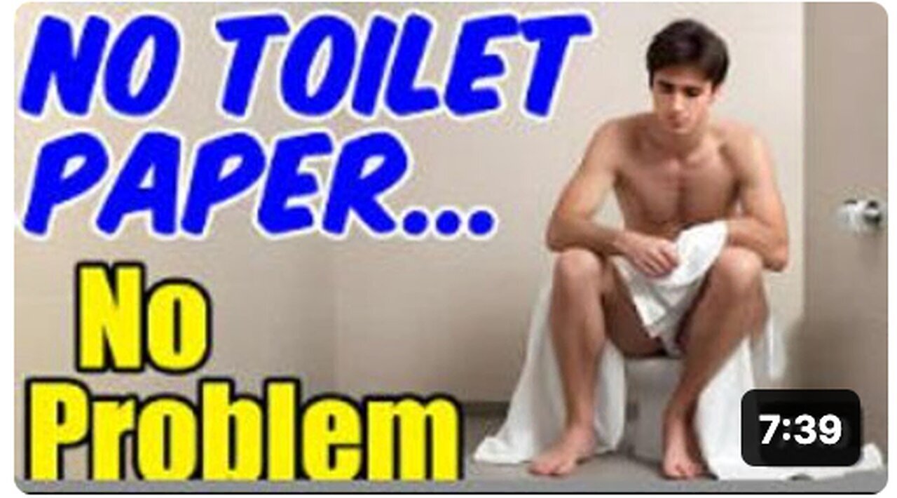 "Practical Alternatives to Toilet Paper for SHTF Situations: Problem Solved"