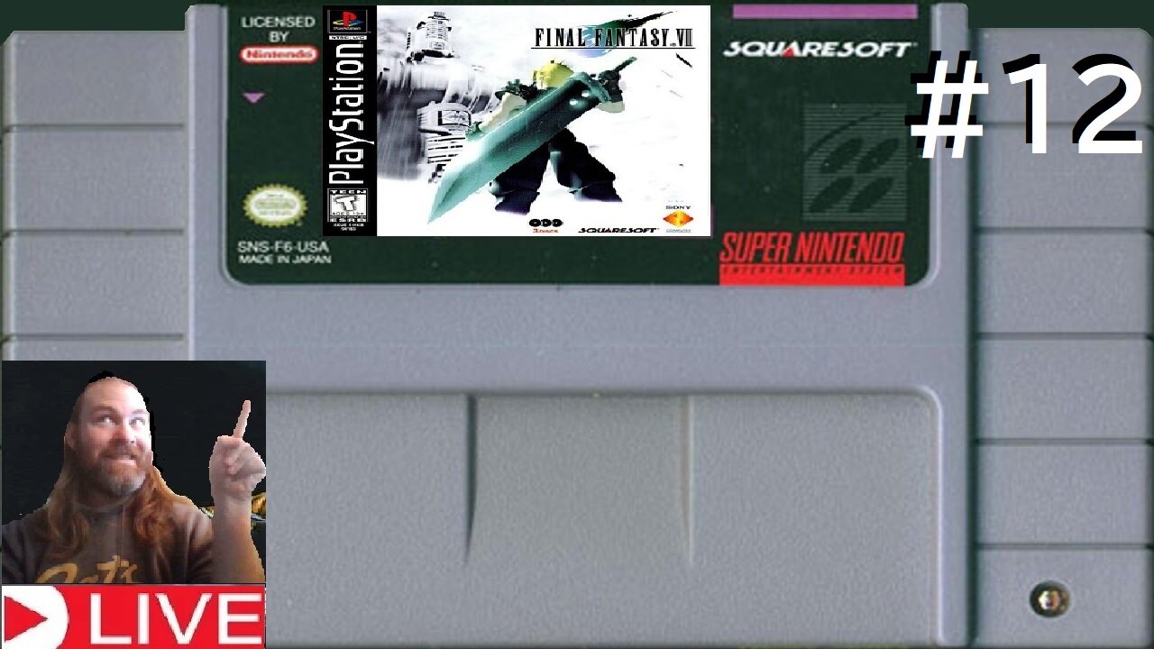 Final Fantasy VII OG rpg part #12 (livestream)