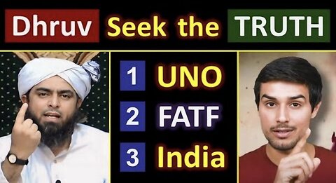 ❤️ REPLY to Dhruv Rathee on India - Pakistan CONFLICT ! 🔥 FATF & UNO ? 😭 Engineer Muhammad Ali Mirza
