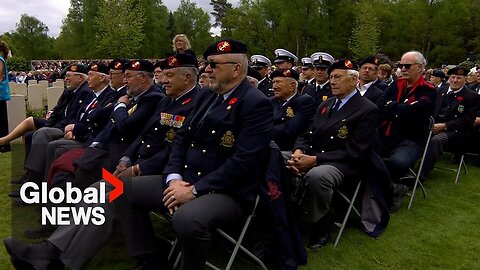 Canadian WWII veterans honoured at Dutch ceremony 80 years after liberation from Nazi occupation