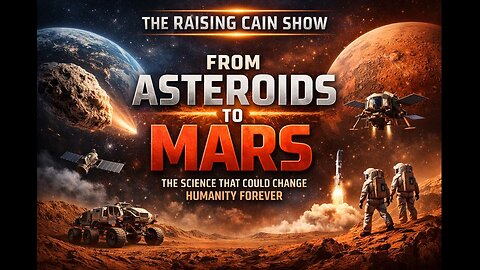 The Raising Cain Show: From Asteroids to Mars: The Science That Could Change Humanity Forever