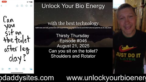 Can you sit on the toilet after leg day? Thirsty Thursday Ep 46, August 21, 2025