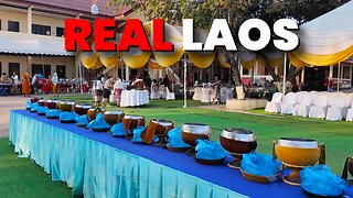 Morning Walk in Local Laos Neighborhood 🇱🇦