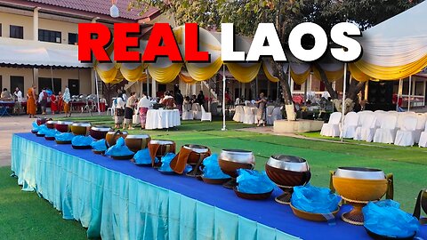 Morning Walk in Local Laos Neighborhood 🇱🇦