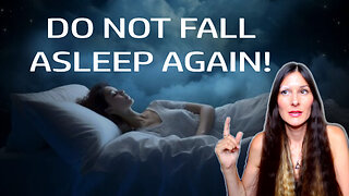 DO NOT FALL ASLEEP AGAIN! You owe it to yourself to wake up all the way and stay awake!