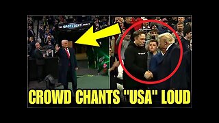 CROWD GOES WILD When Trump And Elon Musk Walkout in Philadelphia for The The NCAA Championship